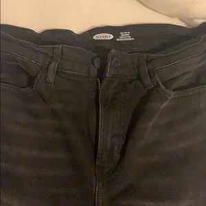 Old Navy Sky Hi Straight black jeans